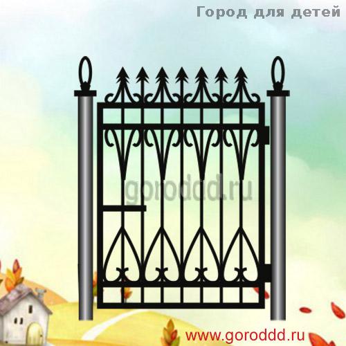 Металлическая входная калитка "Вдохновение" (СКв-7) 1кв.м.